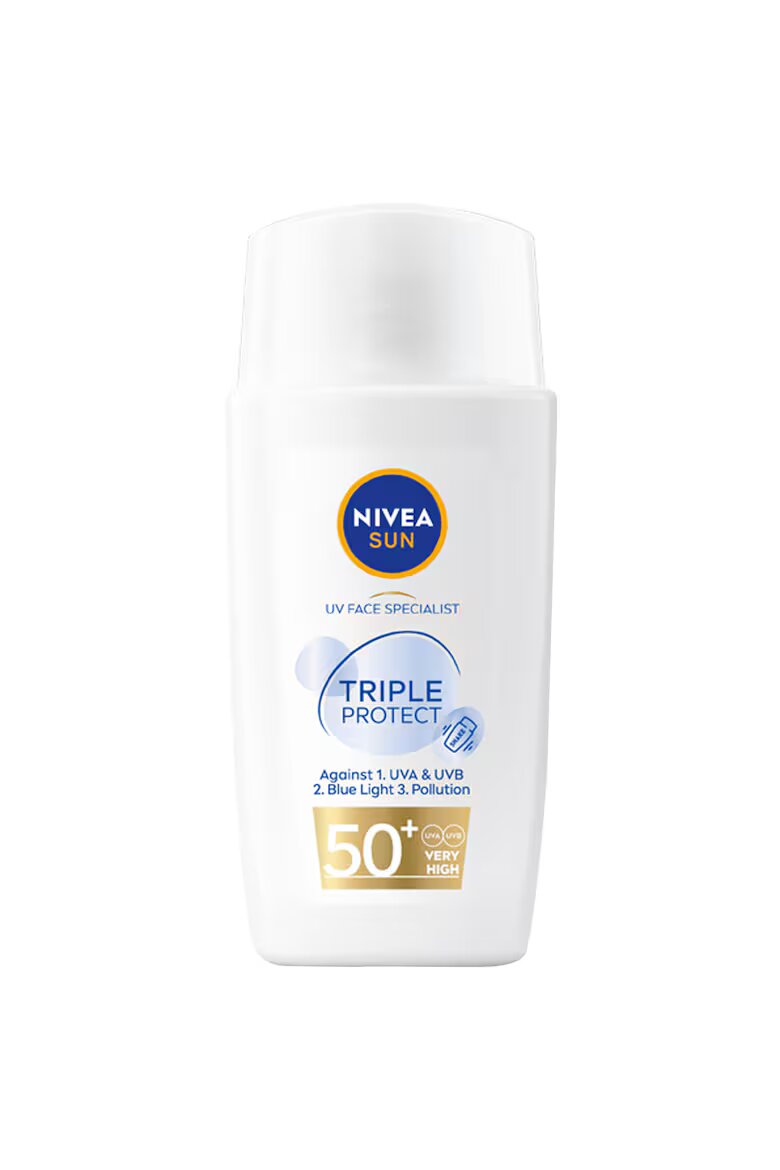 Nivea Слънцезащитен флуид sun triple protect skin с FPS50+ 40 мл