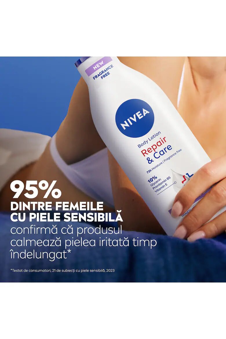 Nivea Възстановяващ лосион за тяло Repair & Care Perfume-Free 400 мл