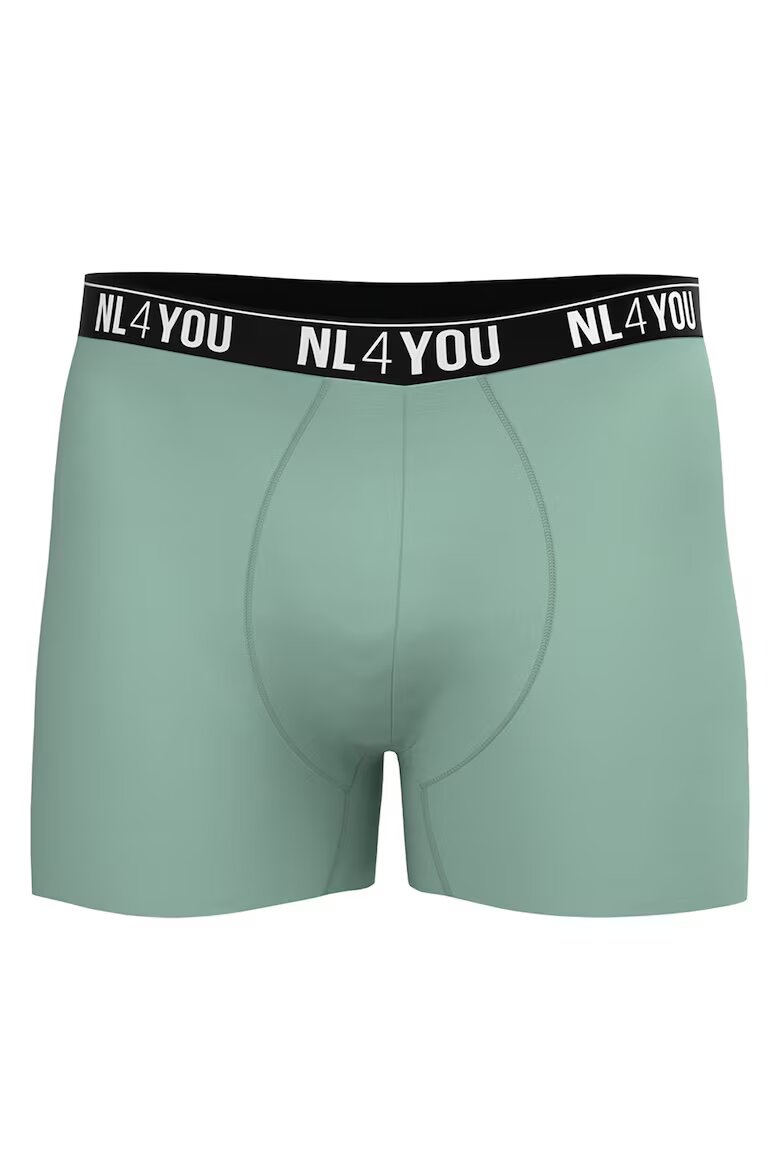 NL4YOU Боксерки с лого Бледозелен