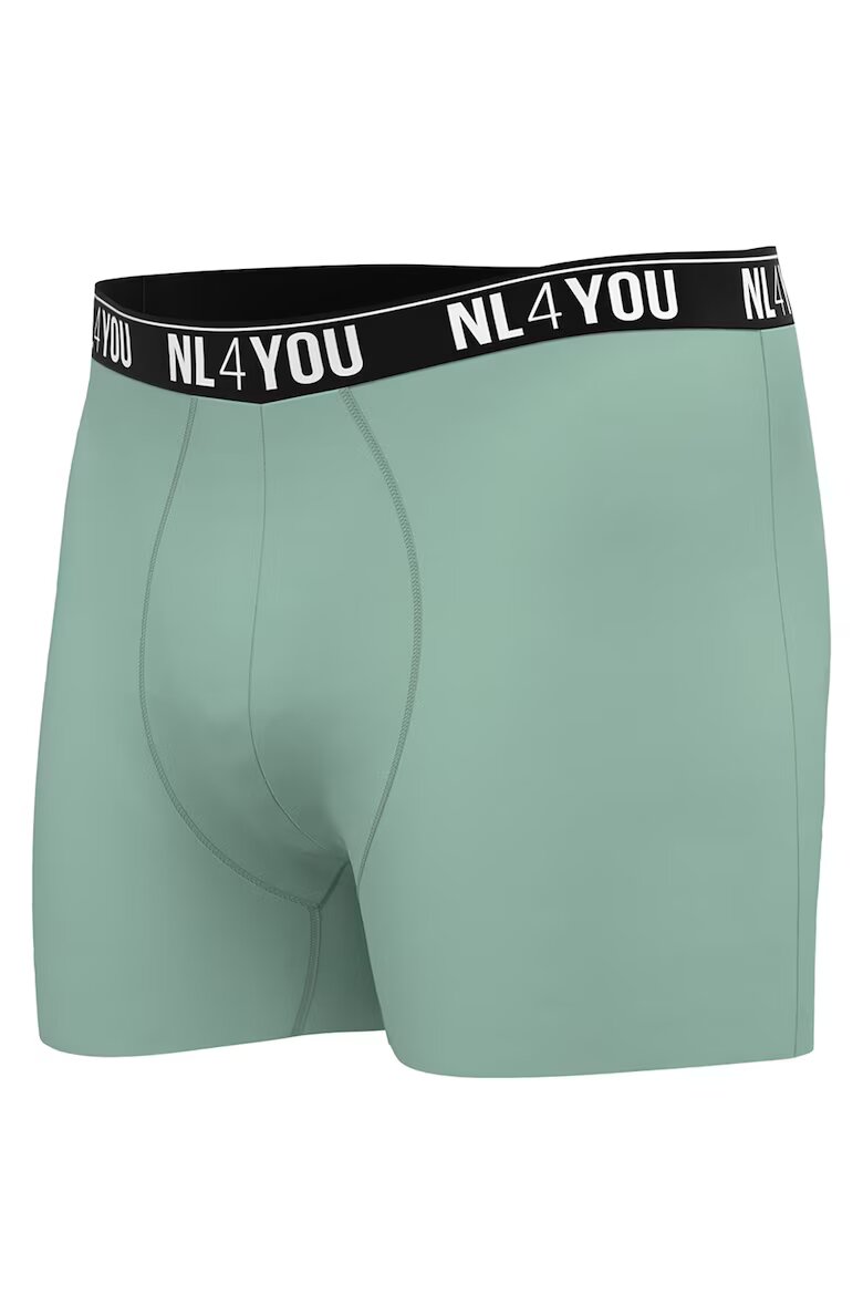 NL4YOU Боксерки с лого Бледозелен