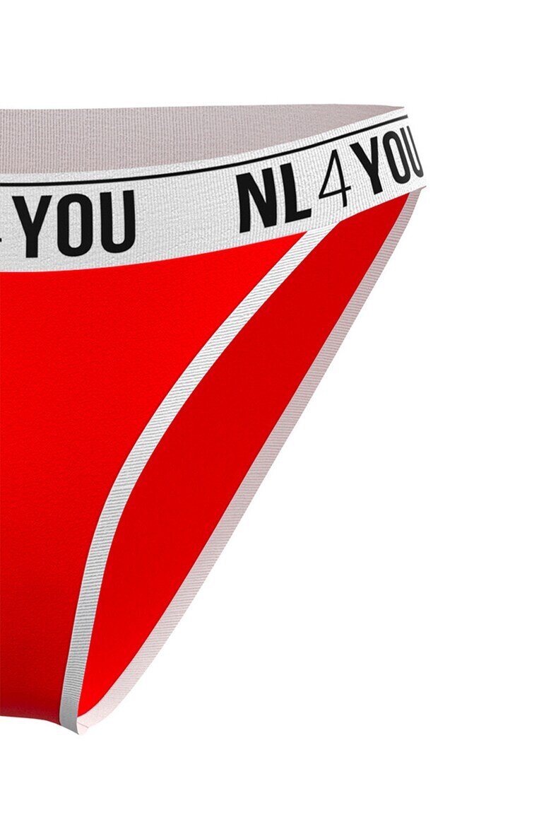 NL4YOU Бразилиана с лого Червен/Бял