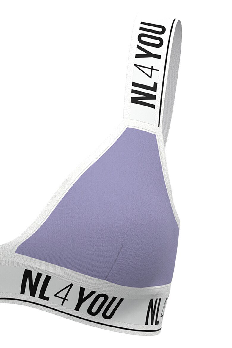 NL4YOU Триъгълно бюстие Purple Lolly с отделящи се подплънки
