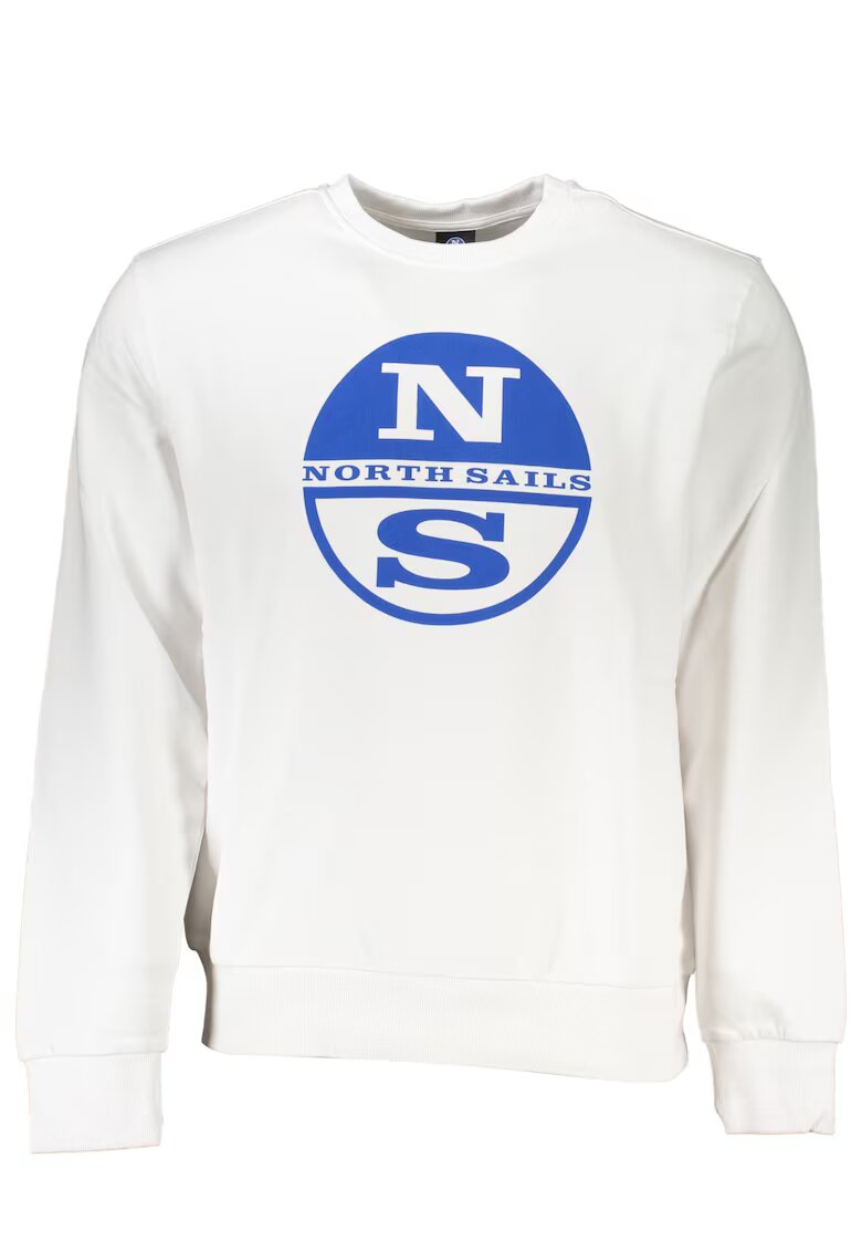 North Sails Мъжка блуза - 100% памук - бяла - 902731000
