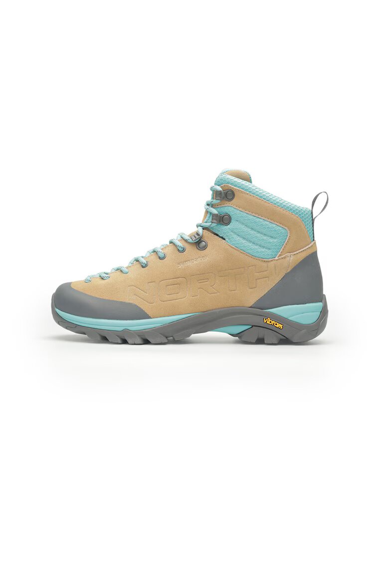 NORTHFINDER Дамски туристически обувки Vibram® XS Trek Evo Pangma1 - Тюркоаз/Бежов