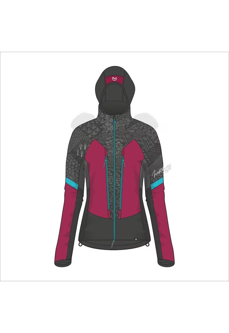 NORTHFINDER Дамско хибридно ски яке Polartec® Krizna 1