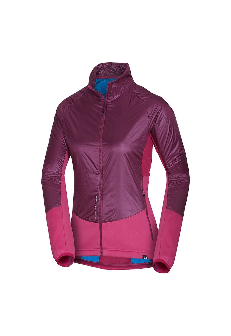 NORTHFINDER Дамско хибридно яке Polartec Alpha Direct Zlomiskova - Черешово червено