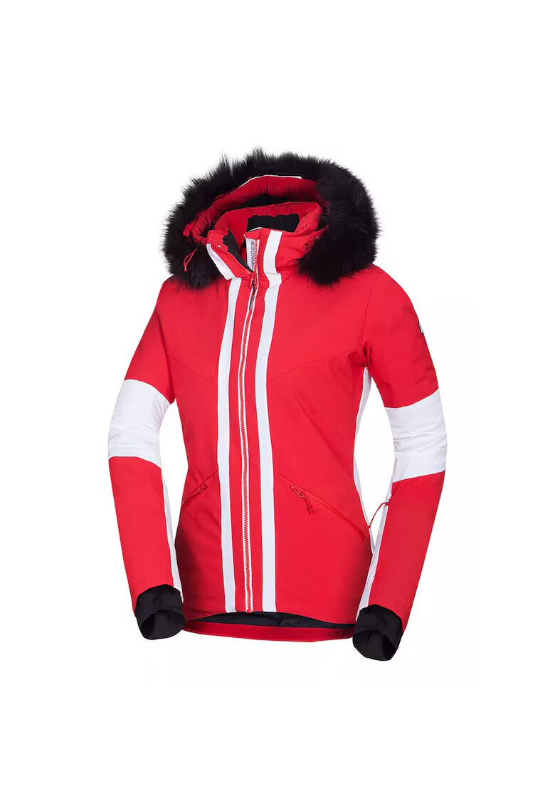 NORTHFINDER Дамско ски яке софтшел 5K/5K - подсилени зони 10K/10K Zella - Червен