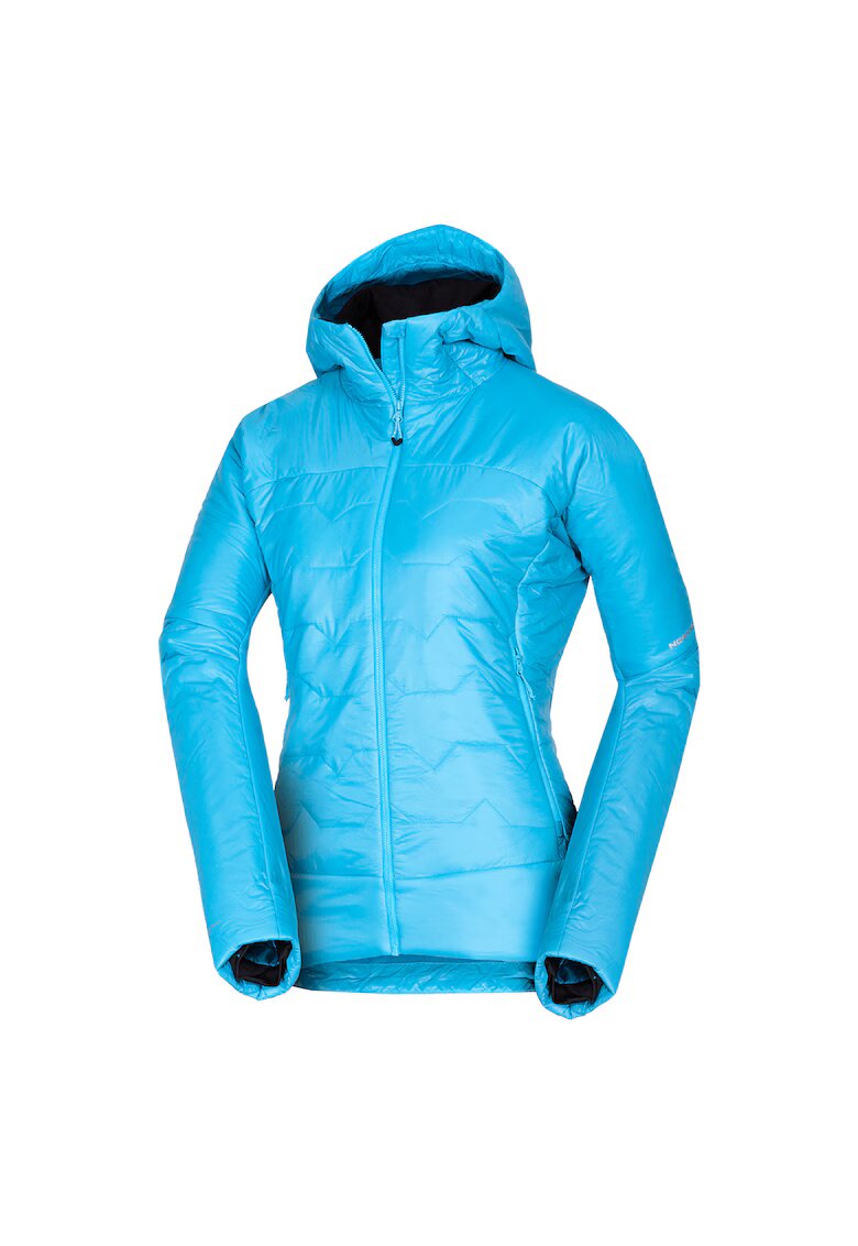 NORTHFINDER Дамско яке с подплата Primaloft® MAKAILA - Светлосин