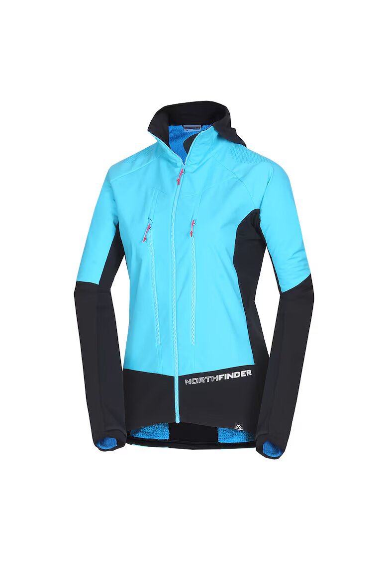 NORTHFINDER Дамско яке за ски алпинизъм - хибридно Polartec® KRIZNA 2