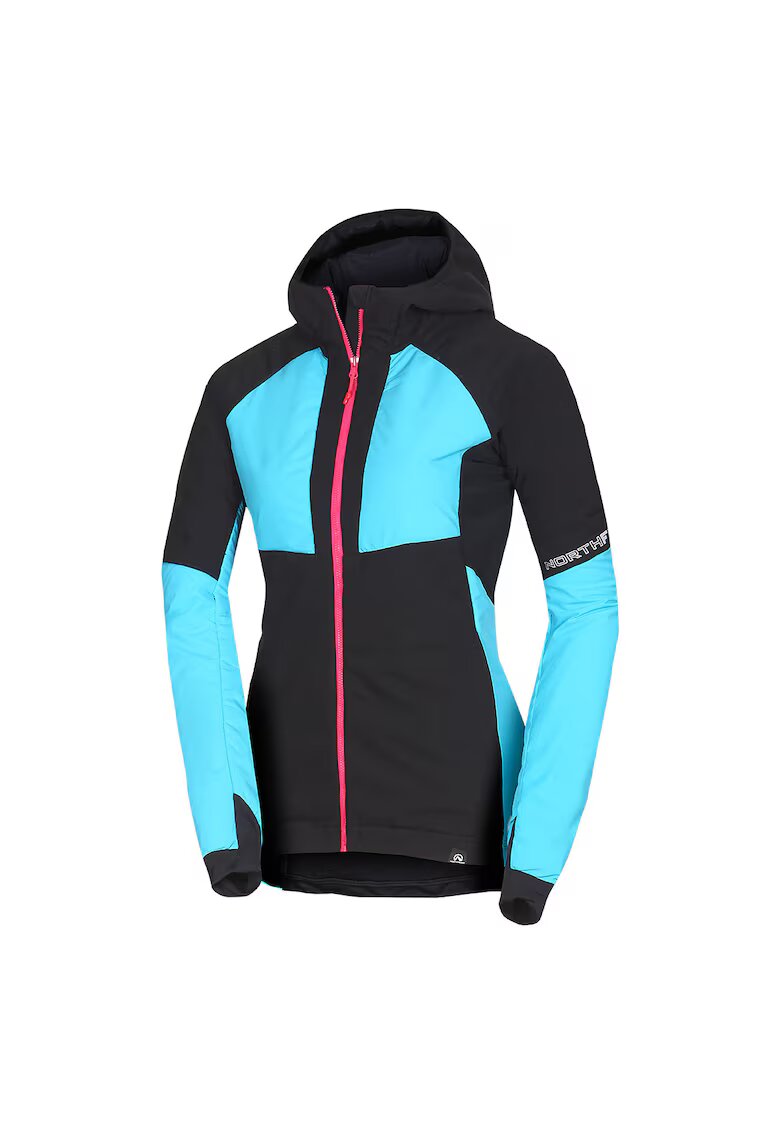 NORTHFINDER Дамско яке за ски туринг Active Primaloft® Rohace 3 - Blue Black