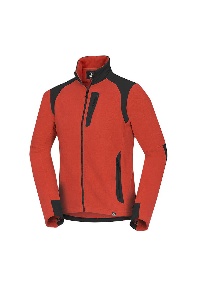 NORTHFINDER Флийс блуза Polartec®Micro 200гр мъжка Tribec Mincol - Черен/Корал