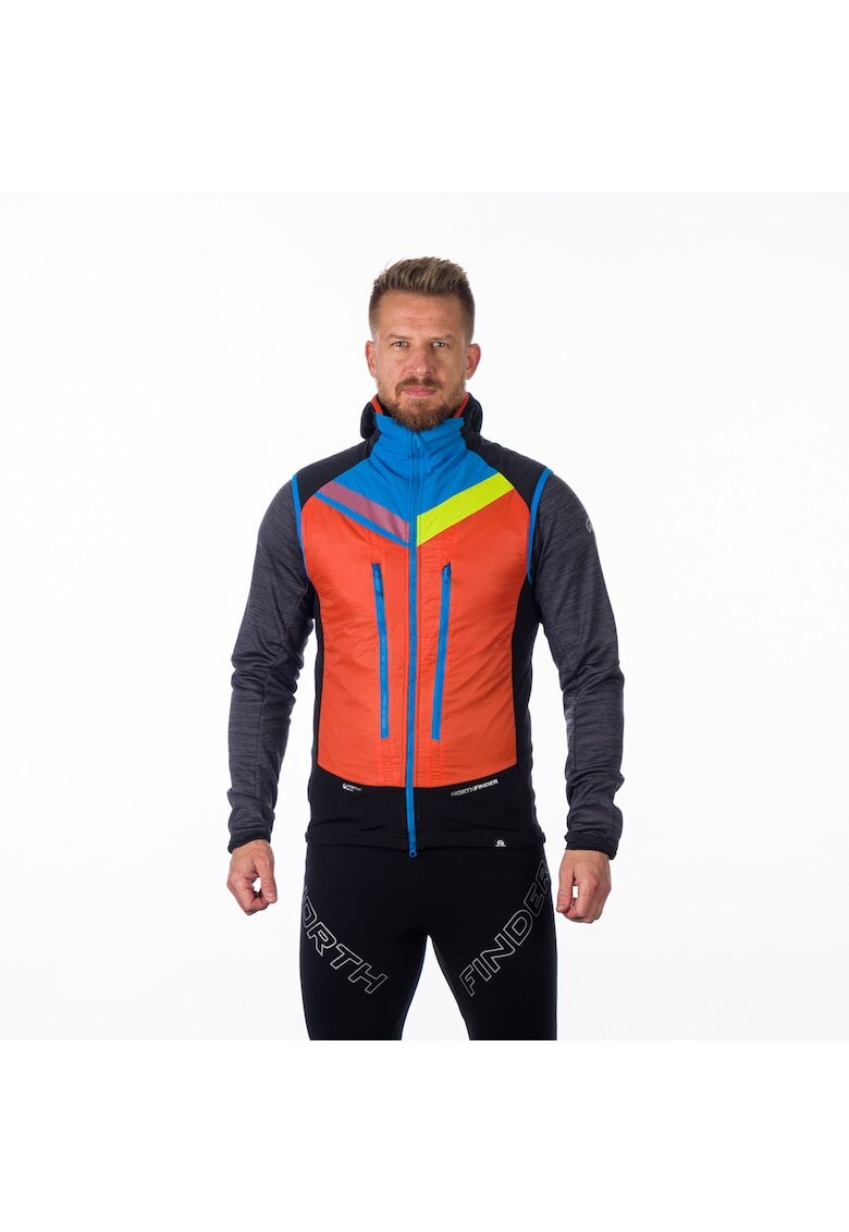 NORTHFINDER Хибриден елек Polartec® Alpha® VHAN 2 - Черен/Оранжев