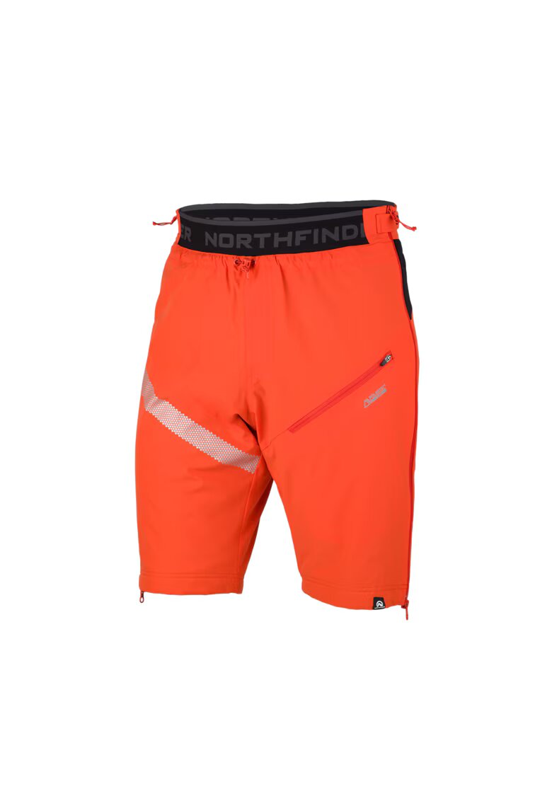 NORTHFINDER Мъжки шорти Polartec® Alpha® Direct Kosiare 1 - Червен
