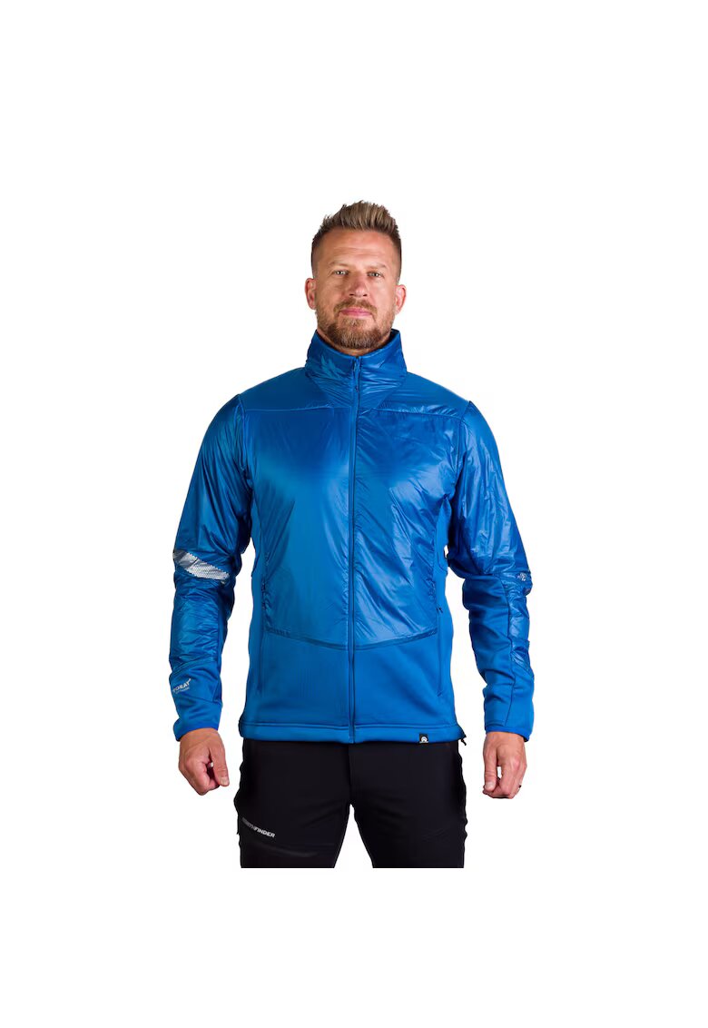 NORTHFINDER Мъжко хибридно яке с изолация Polartec AlphaDirect Svistovy - Син