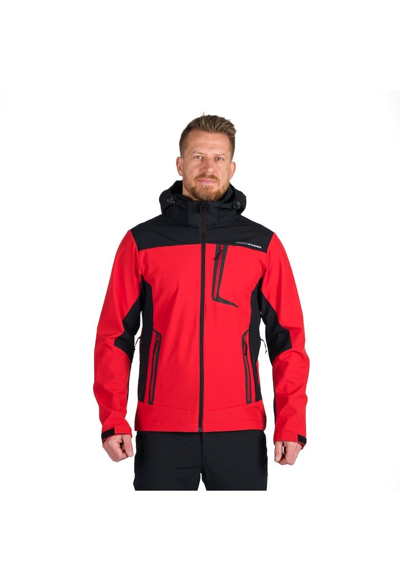 NORTHFINDER Мъжко софтшел яке 3L 10K/5K Borum - Червен