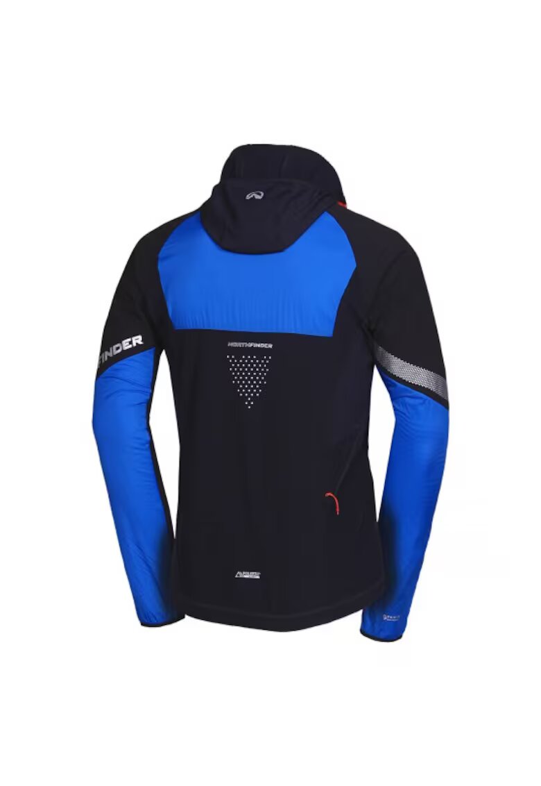 NORTHFINDER Мъжко яке Polartec® Alpha® за ски туризъм SOLISKO 3 - Черен/Оранжев/Син/Тъмносин