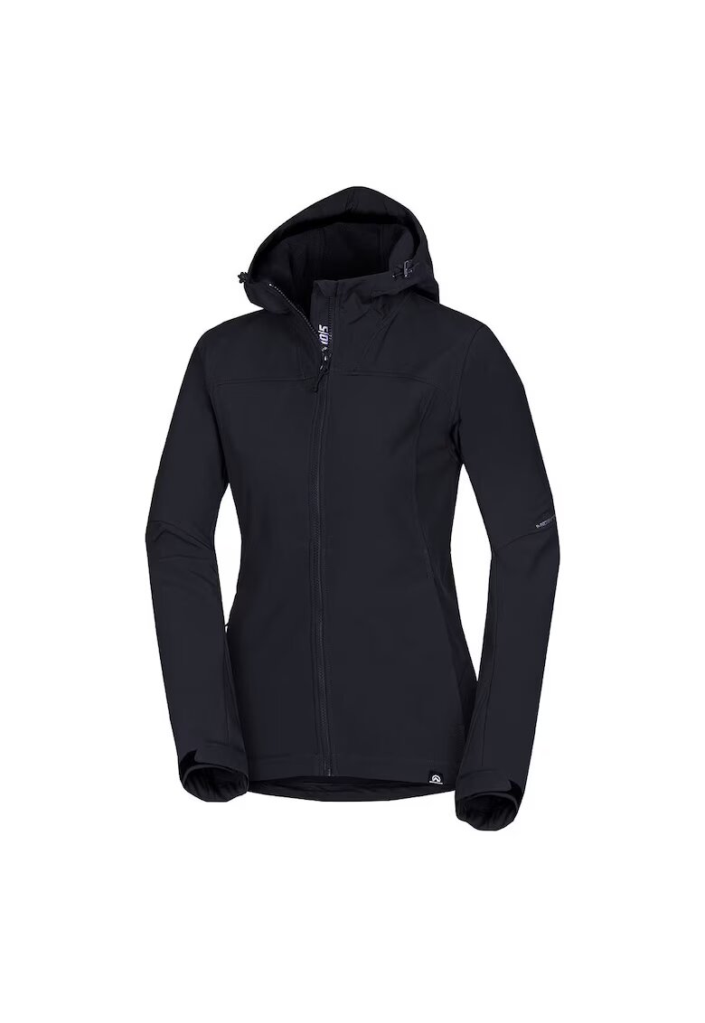 NORTHFINDER Яке Softshell с регулируема качулка - Черен