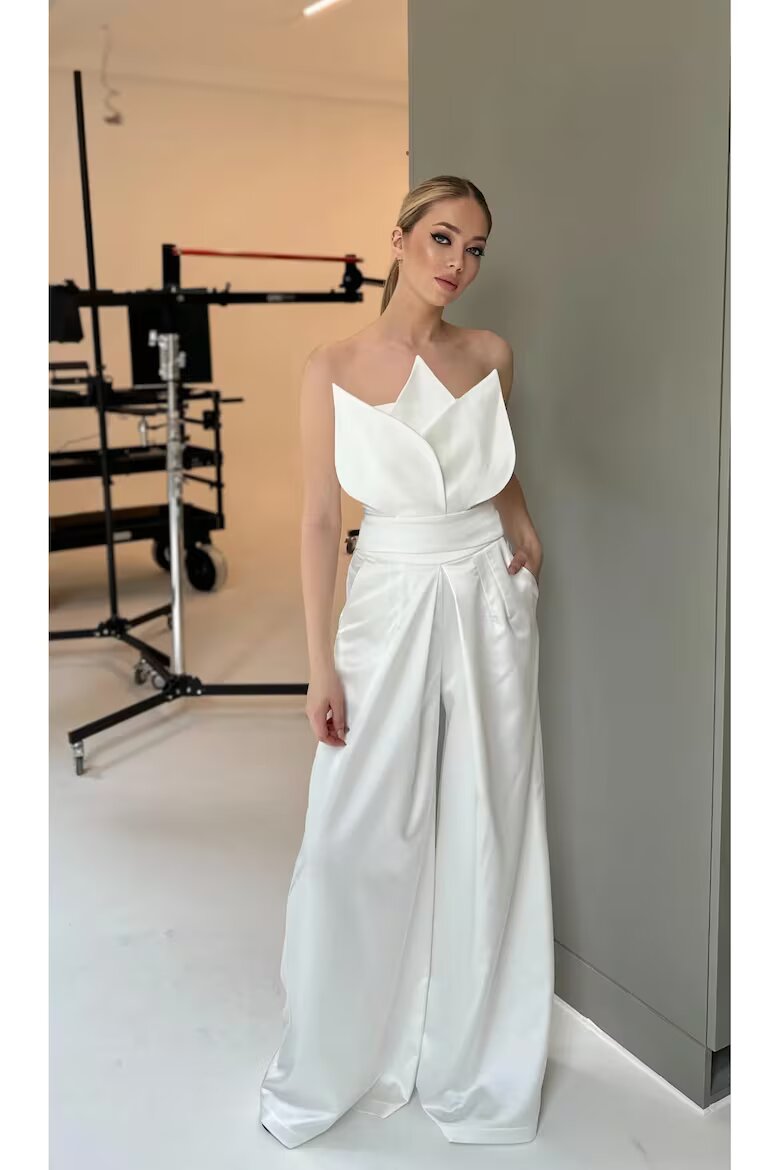Nympha Clothing Корсет Бял лотос