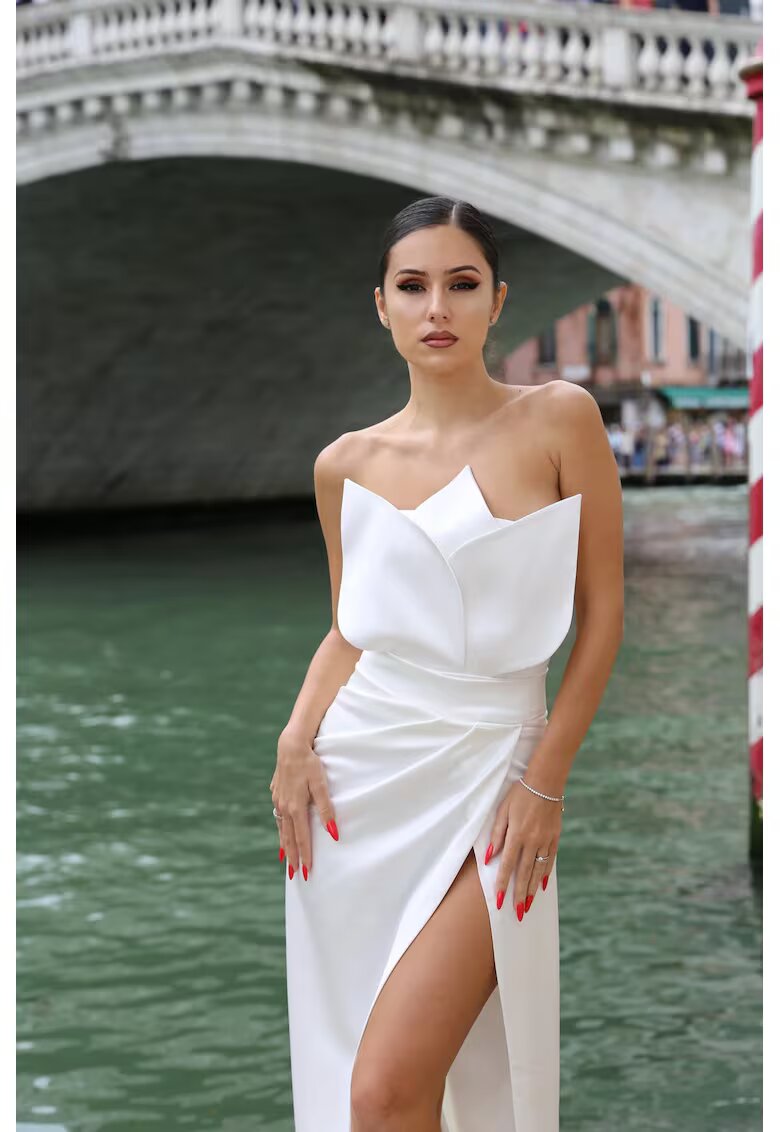 Nympha Clothing Корсет Бял лотос