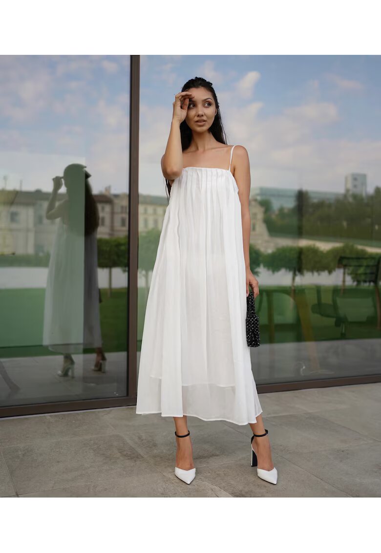 Nympha Clothing Ondine White Dress - Бял