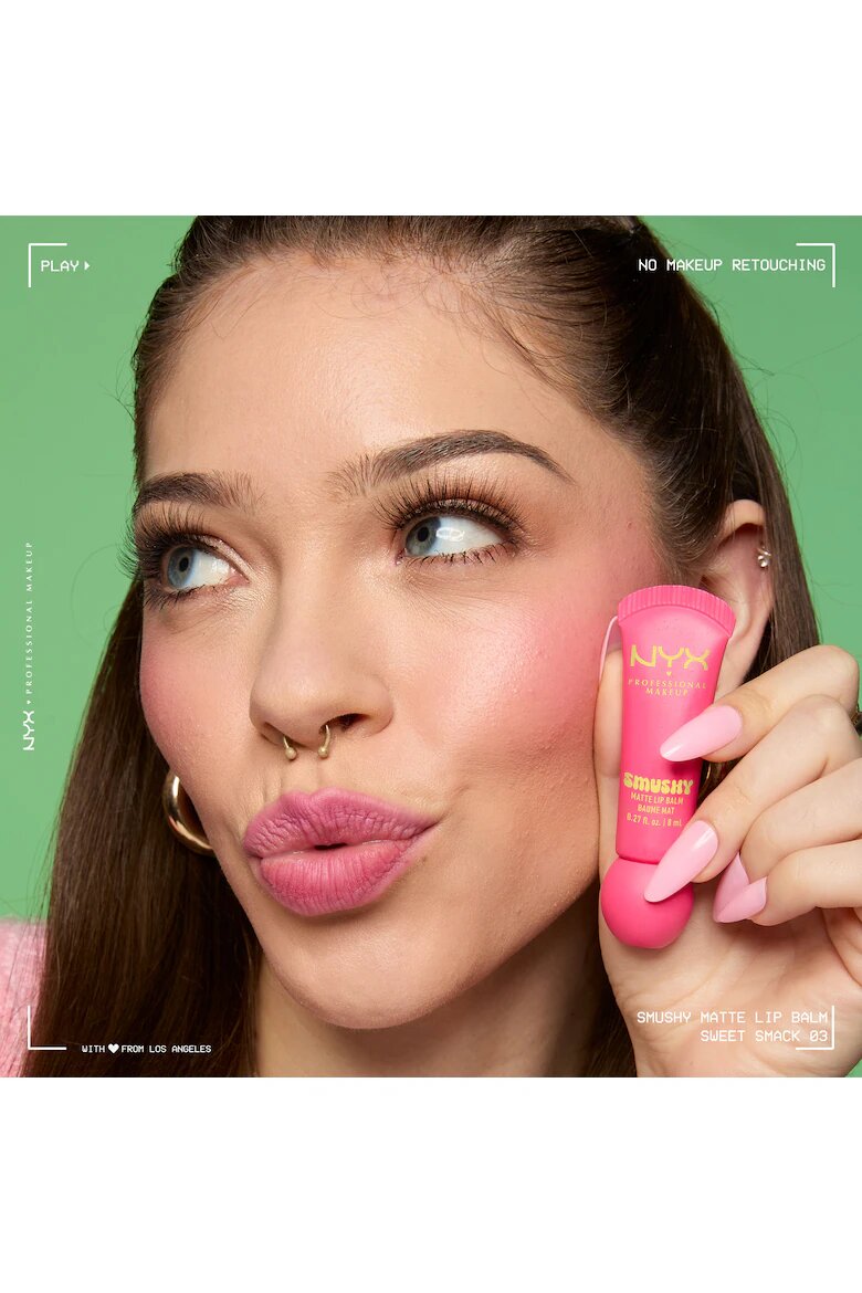 NYX Professional Makeup Балсам за устни Smushy Matte - 8 мл Snuggle Szn