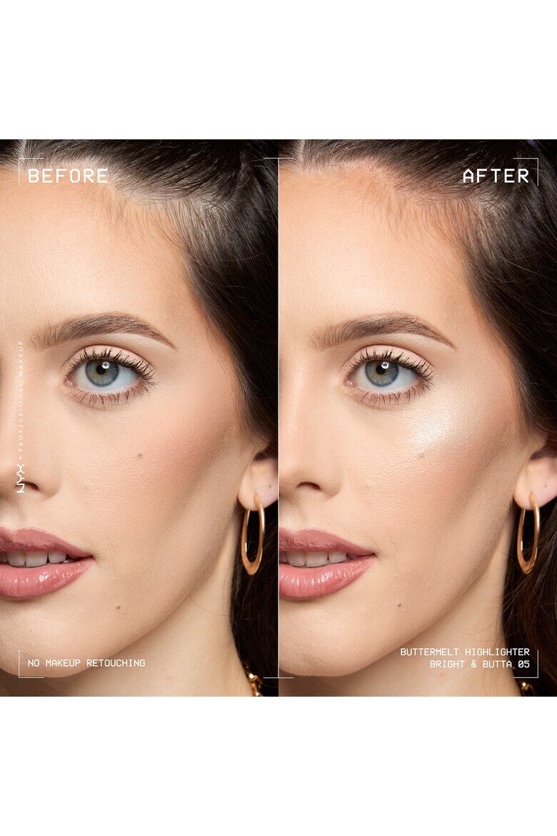 NYX Professional Makeup Buttermelt пудра-илюминатор Bright and Butta