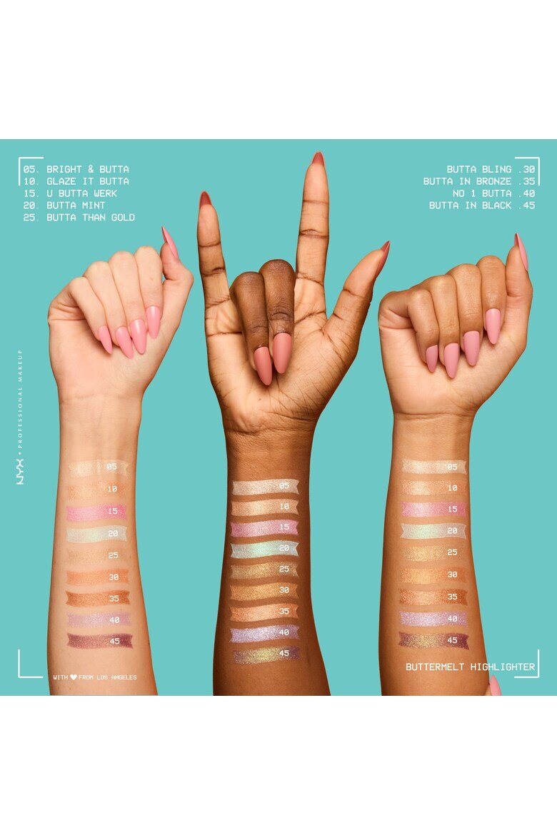 NYX Professional Makeup Buttermelt пудра-илюминатор Bright and Butta