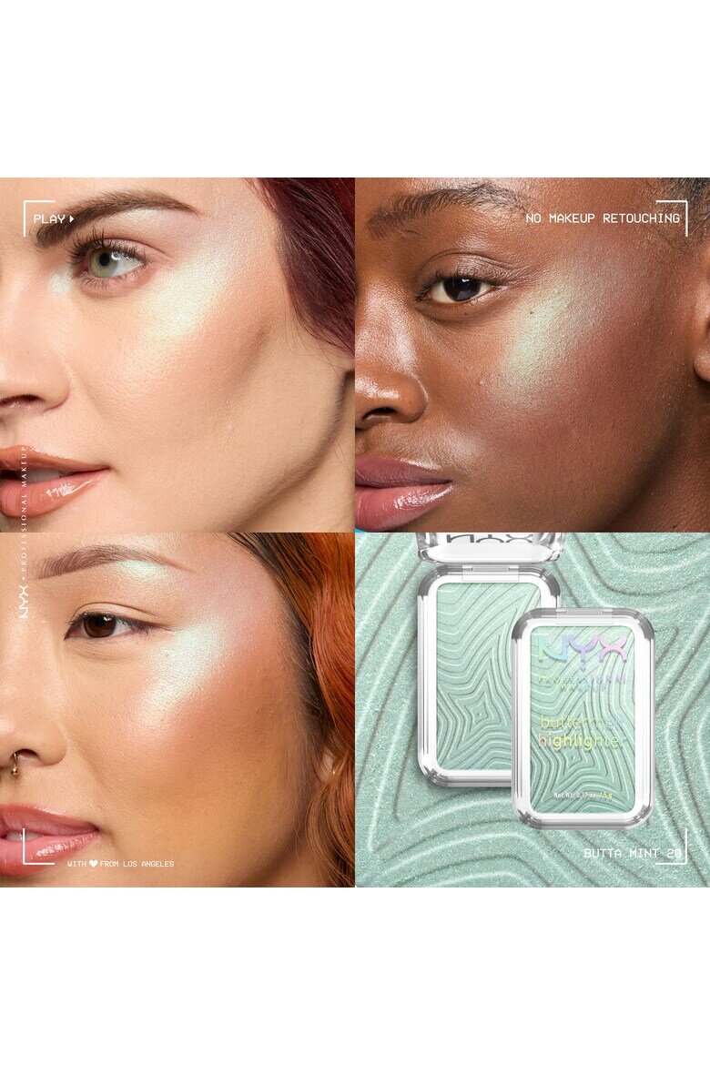NYX Professional Makeup Buttermelt пудра-илюминатор Butta Mint