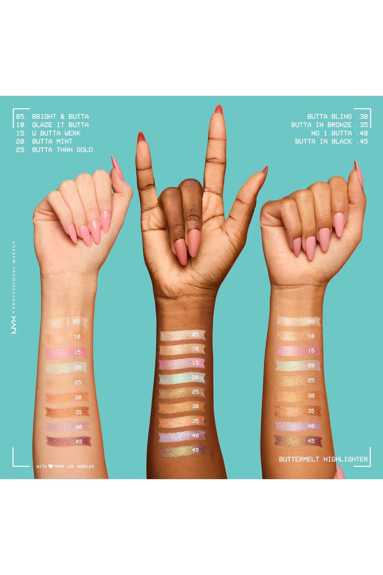 NYX Professional Makeup Buttermelt пудра-илюминатор Butta Mint