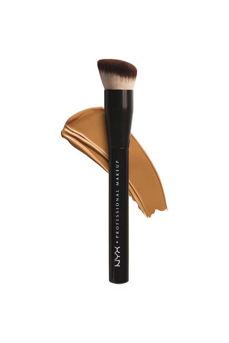 NYX Professional Makeup Четка за грим NYX PM Черен/Крем