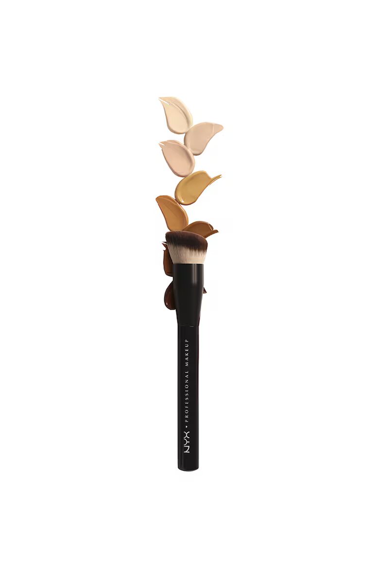 NYX Professional Makeup Четка за грим NYX PM Черен/Крем