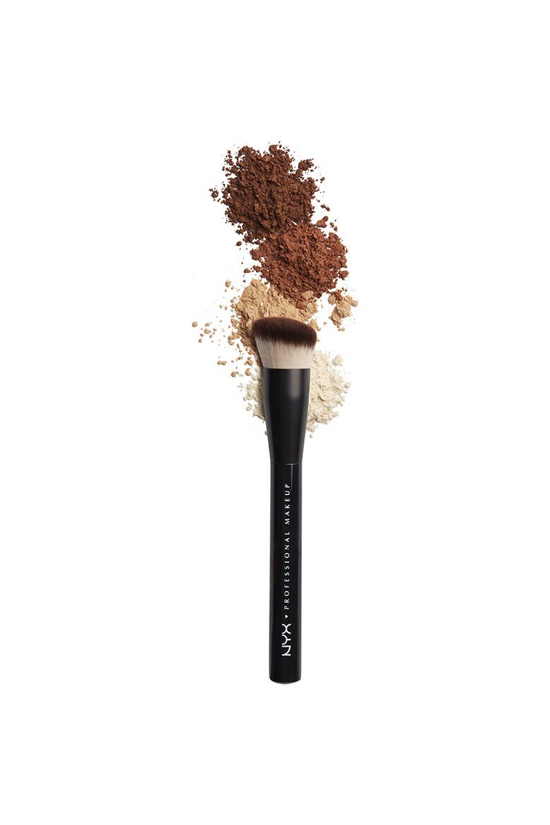 NYX Professional Makeup Четка за грим NYX PM Черен/Крем
