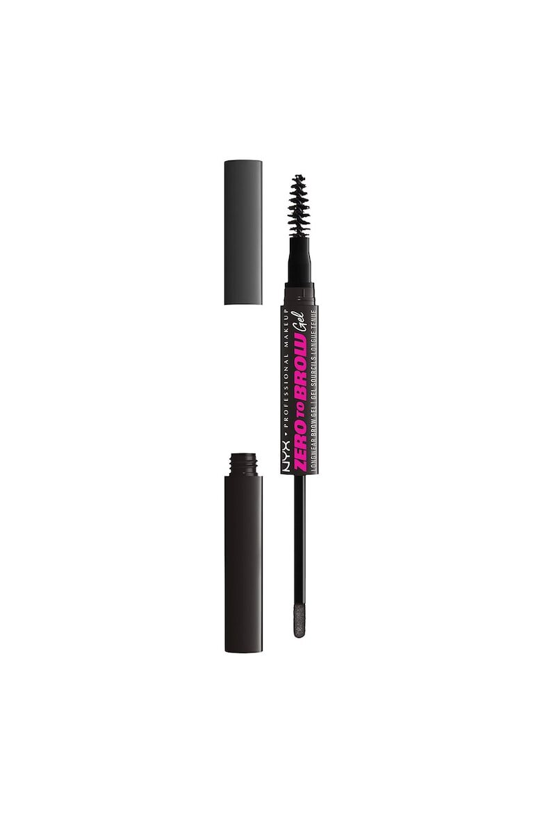 NYX Professional Makeup Гел за вежди NYX PM Zero to brow Black