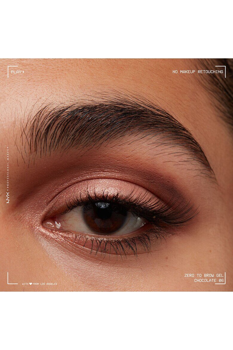 NYX Professional Makeup Гел за вежди NYX PM Zero to brow Chocolate