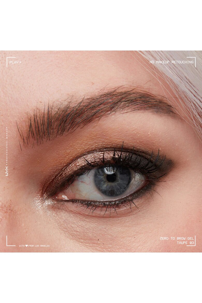 NYX Professional Makeup Гел за вежди NYX PM Zero to brow Taupe