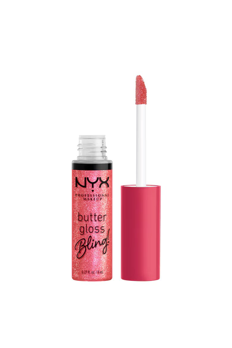 NYX Professional Makeup Гланц за устни NYX PM Buttergloss Bling! 01 Bring the Bling 8 мл She got money