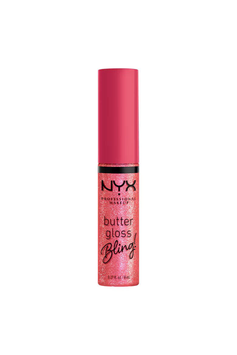 NYX Professional Makeup Гланц за устни NYX PM Buttergloss Bling! 01 Bring the Bling 8 мл She got money