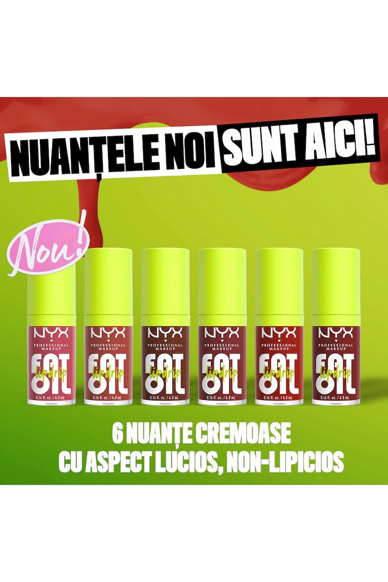 NYX Professional Makeup Гланц за устни NYX PM Fat Oil Lip Drip 09 Chillin Like a Villian 4.8 мл Inside Scoop