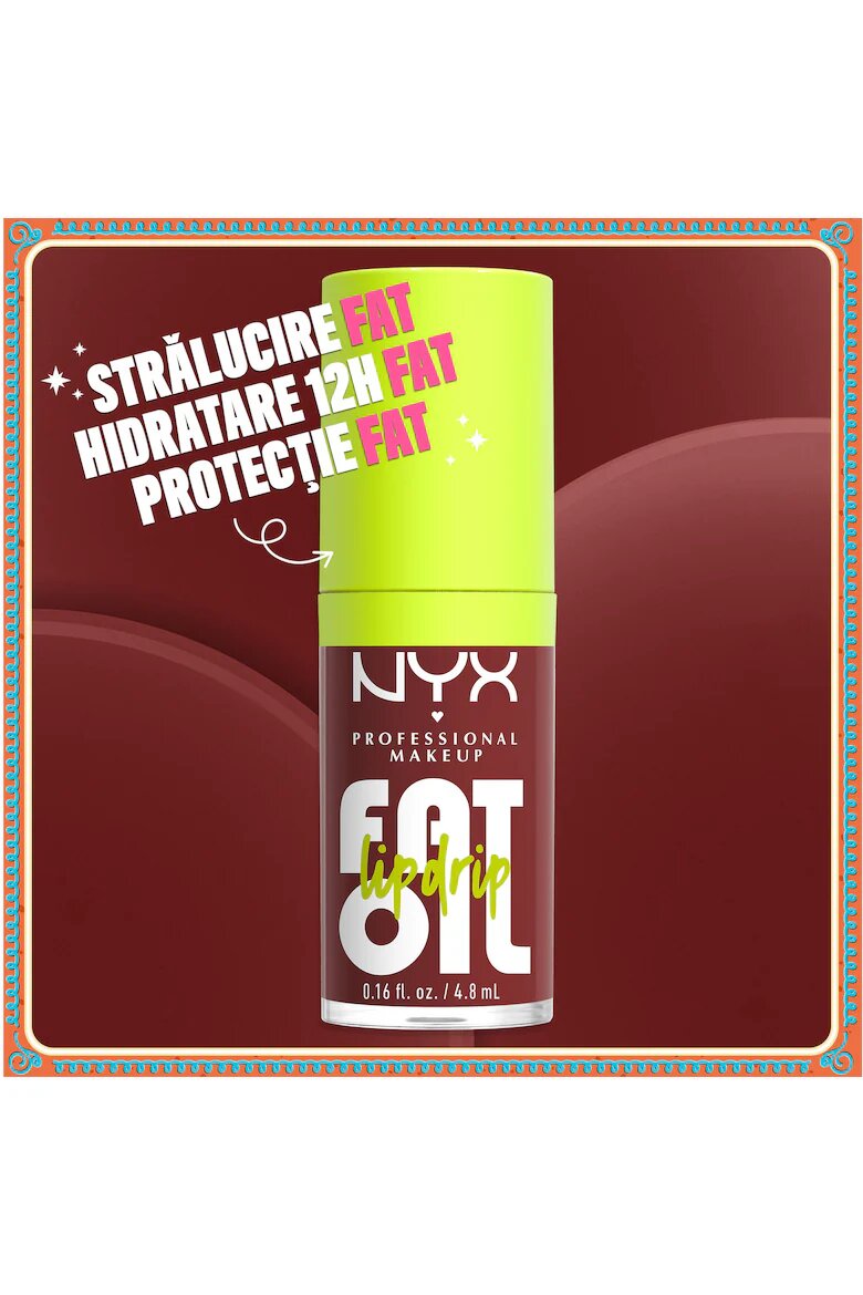 NYX Professional Makeup Комплект ограничено издание за устни Holiday Fat Gingerbread House Kit Нелепкав гланц за устни 12H издръжливост Ограничено издание за празници 7 броя