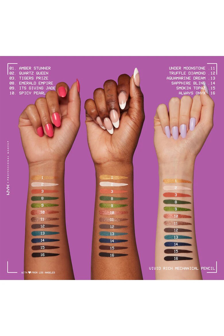 NYX Professional Makeup Механичен молив за очи NYX PM Vivid Rich 0.28 гр 16