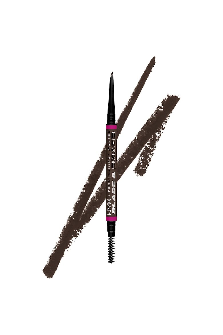 NYX Professional Makeup Механичен молив за вежди NYX PM Blade & Shade с ултра-прецизен връх 006 гр Ash Brown