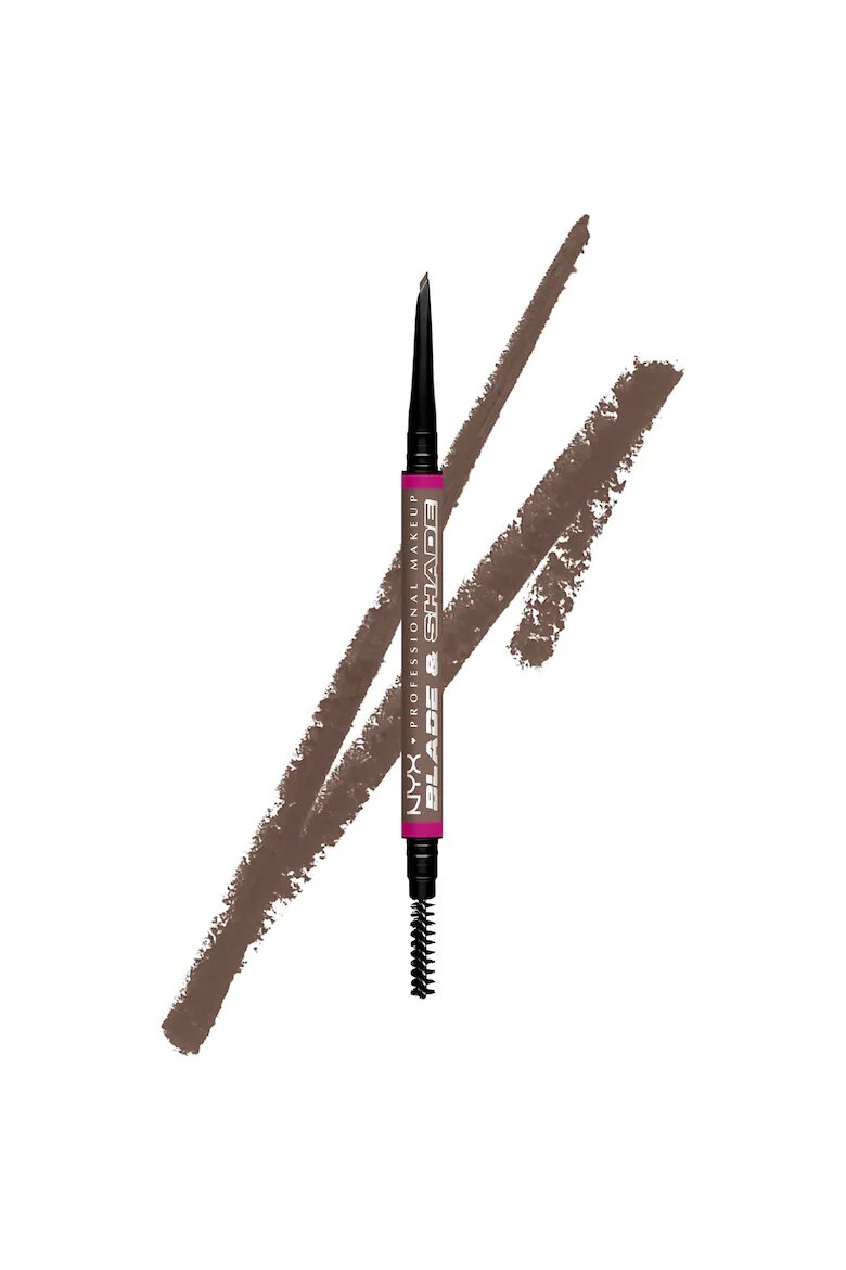 NYX Professional Makeup Механичен молив за вежди NYX PM Blade & Shade с ултра-прецизен връх 006 гр Cool ash brown