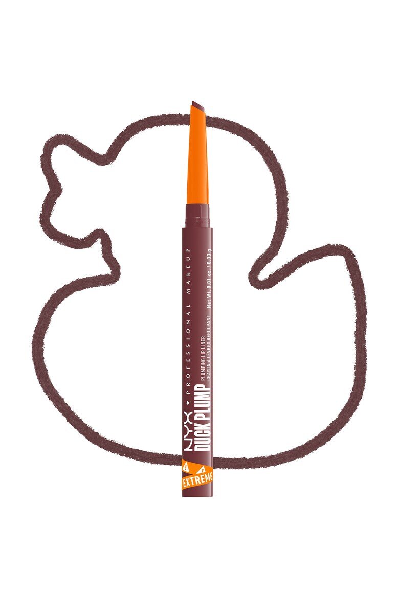 NYX Professional Makeup Молив за устни с увеличаващ ефект NYX PM Duck Plump 01 Ducking Clear 0.33 гр Fill Em'In