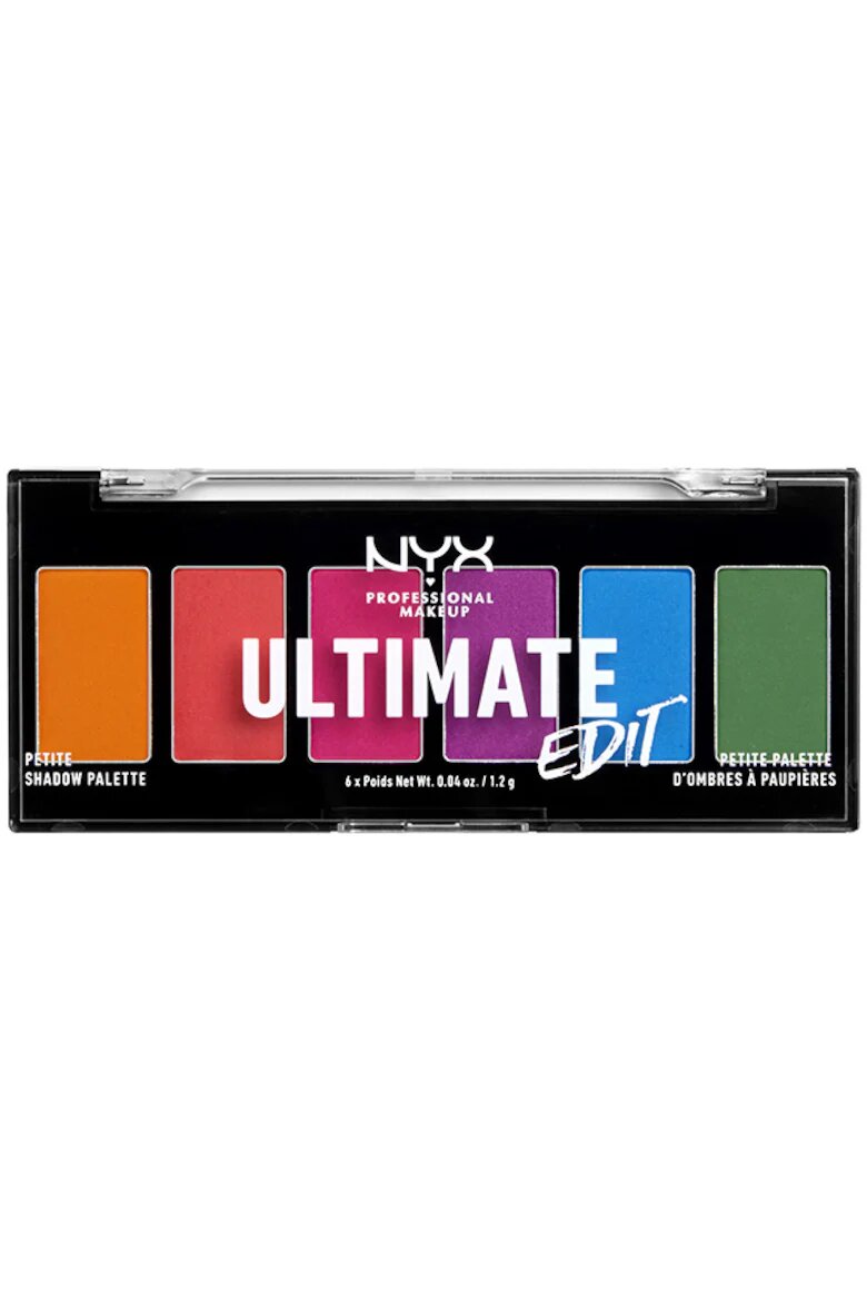 NYX Professional Makeup Палитра сенки за очи NYX PM Ultimate Edit Petite Brights