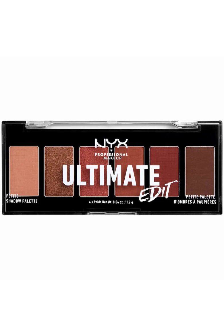 NYX Professional Makeup Палитра сенки за очи NYX PM Ultimate Edit Petite WARM NEUTRALS
