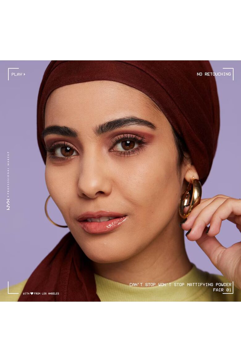 NYX Professional Makeup Пудра NYX PM Can't Stop Won't Stop Mattifying Powder 6 гр Fair