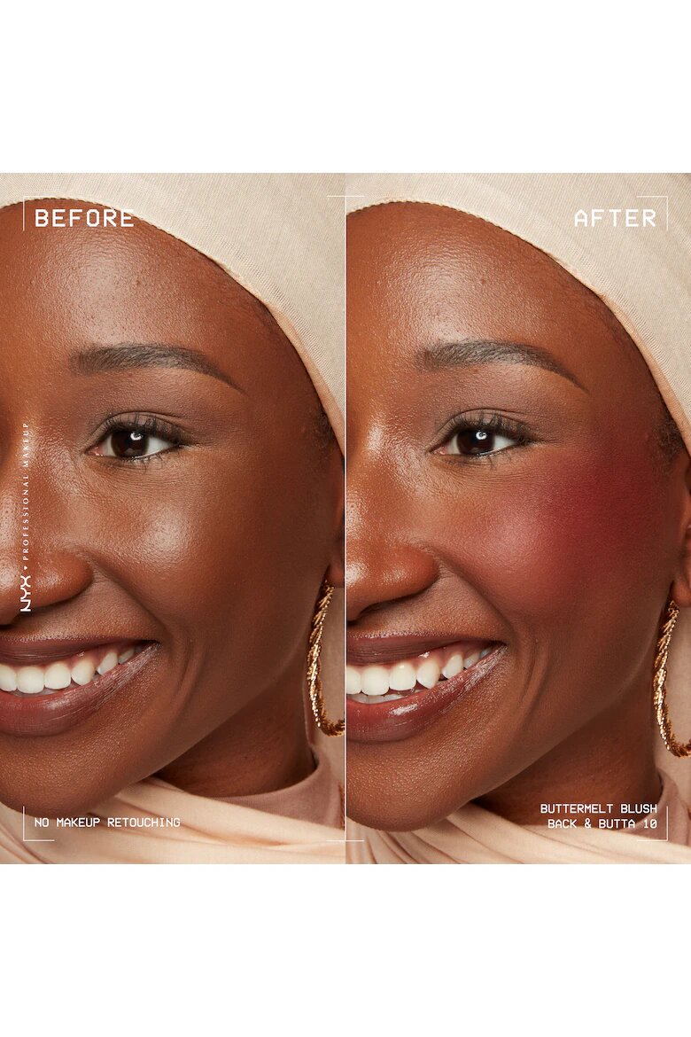 NYX Professional Makeup Руж NYX PM Buttermelt Blush Back and Butta
