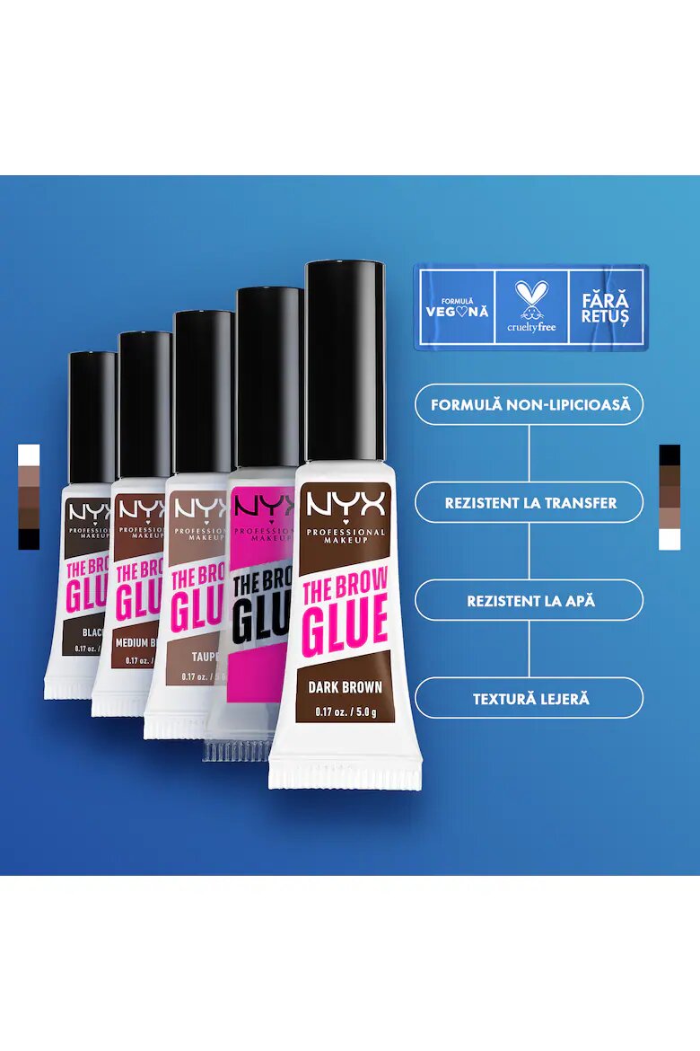 NYX Professional Makeup Спирала за фиксиране на вежди NYX PM Glue Stick