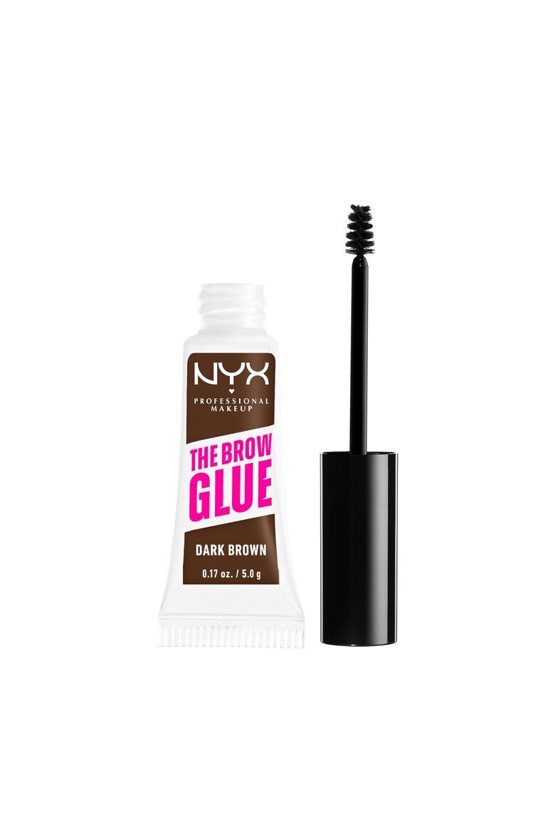 NYX Professional Makeup Спирала за фиксиране на вежди NYX PM Glue Stick Dark Brown