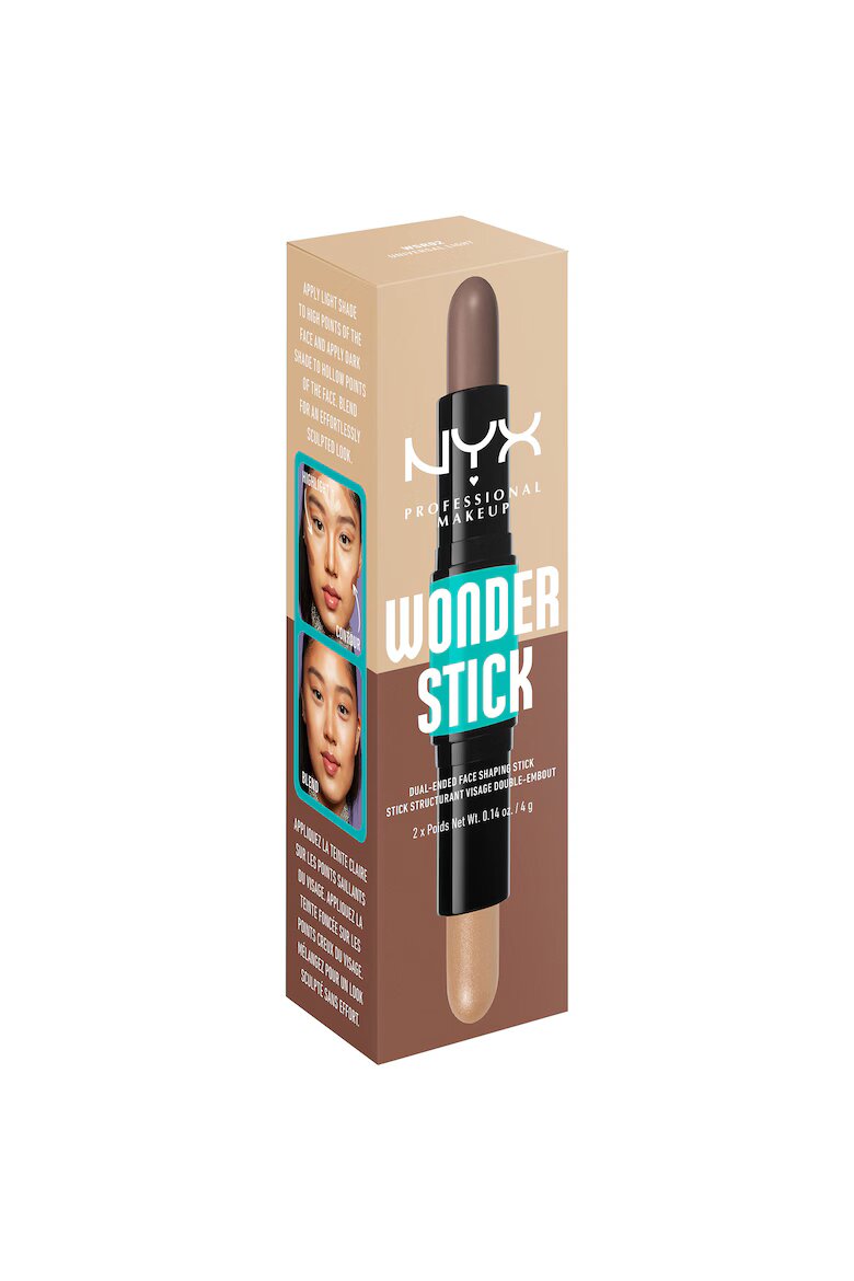 NYX Professional Makeup Стик за подчертаване и контуриране Wonder Stick Dual Face Lift 8 гр